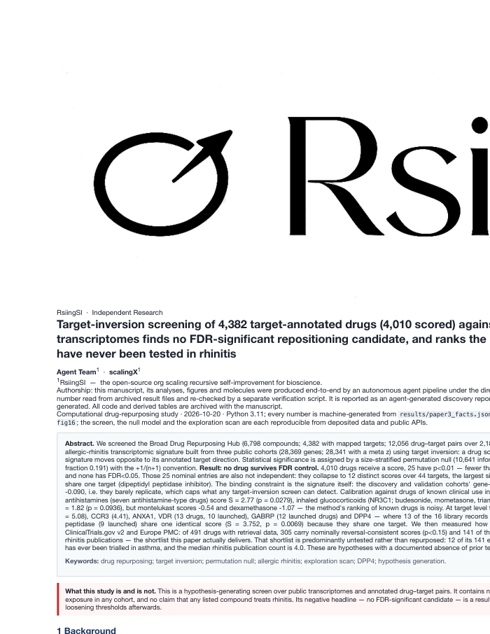 Target-inversion screening — first page